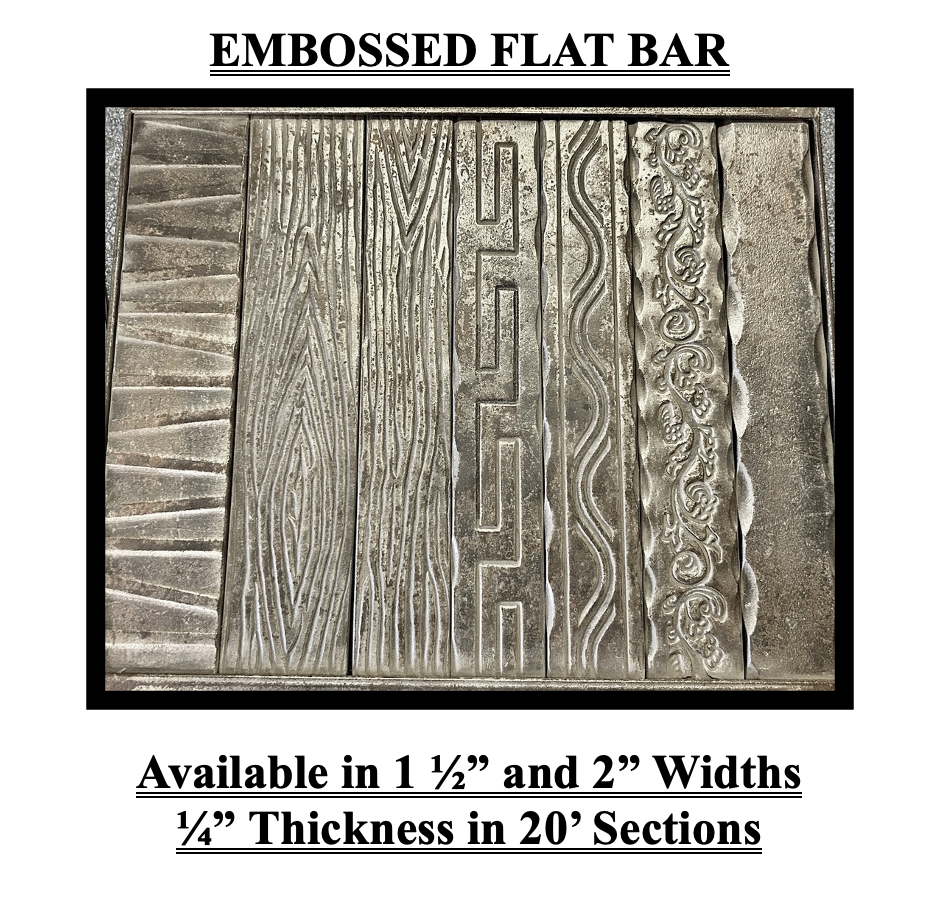 Embossed Flat Bar