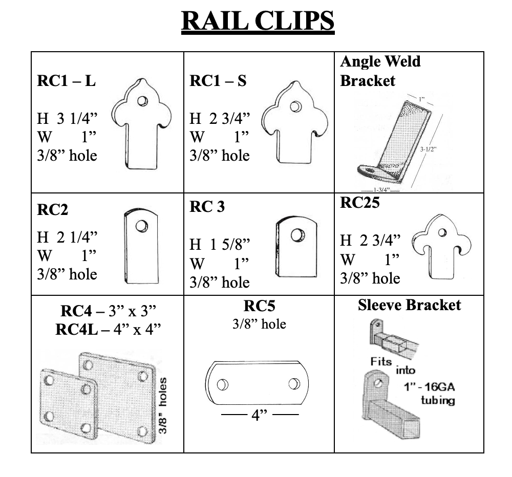 Rail Clips