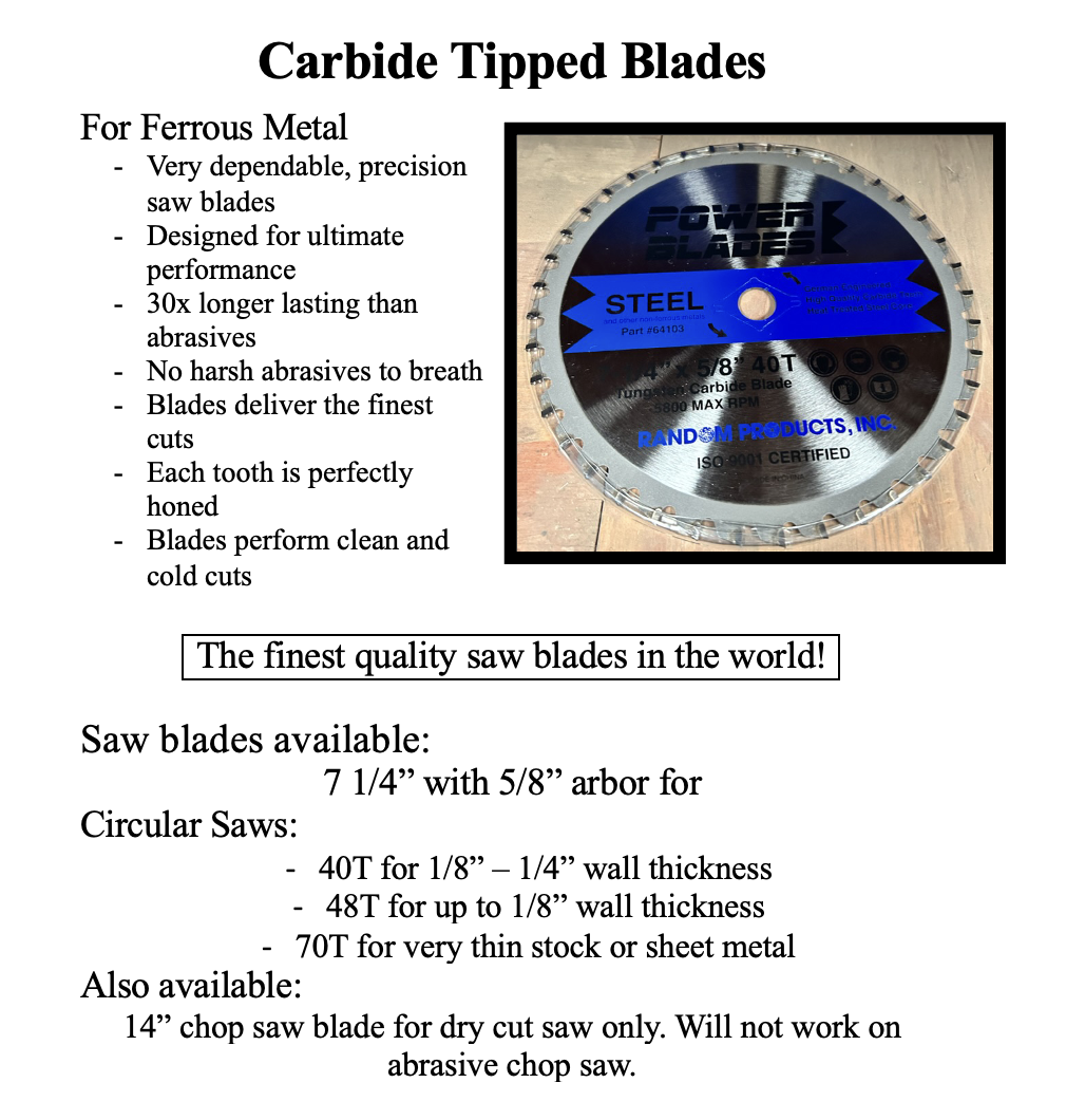 Carbide Tipped Blades